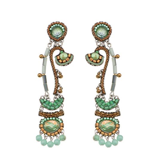 Orecchini Ayala Bar Donna Seagrass in Lega metallica Cristallo C2350 - C2350